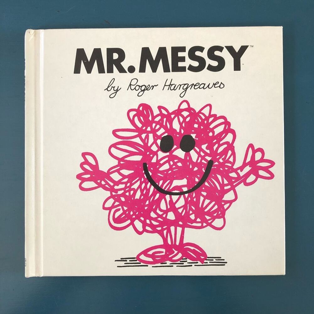 Mr. Messy Hardback Book Rare Grolier Publishers 1980